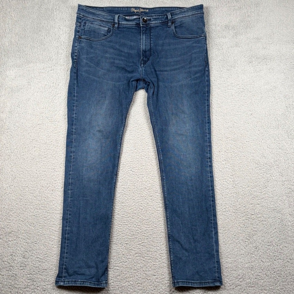 Pepe Jeans London Watson Vapour Slim Jeans Mens 38x33 Blue